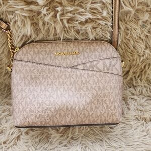 Michael Kors Jet Set Rose Gold Crossbody Bag